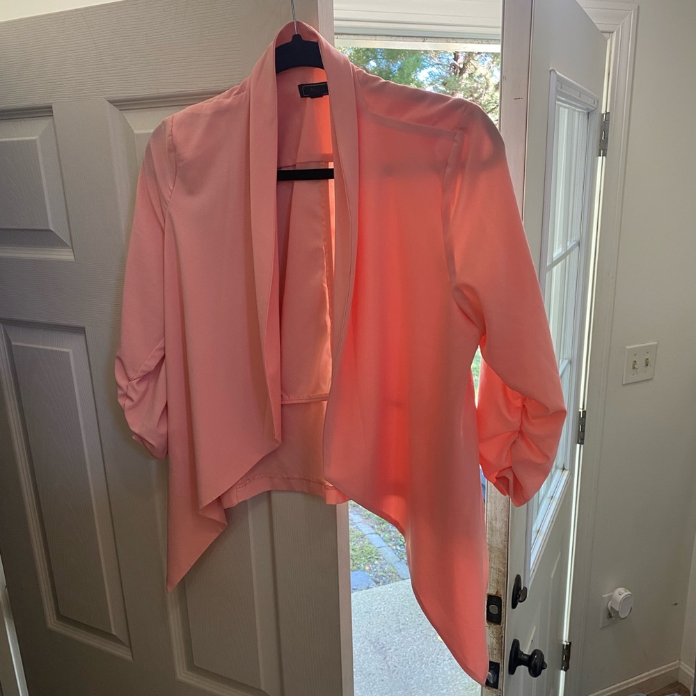 Pink blazer/top layer